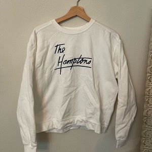 White graphic sweatshirt